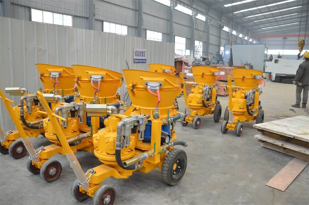 air driven shotcrete machine